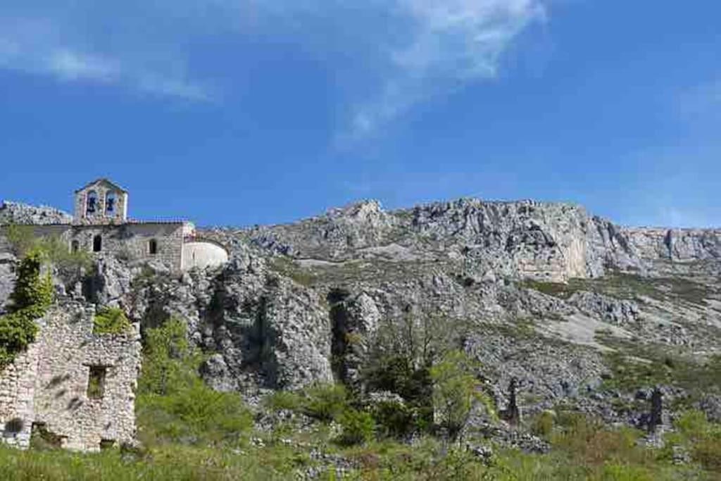 Greolieres: Superbe Studio Avec Vue Montagne Exterior photo